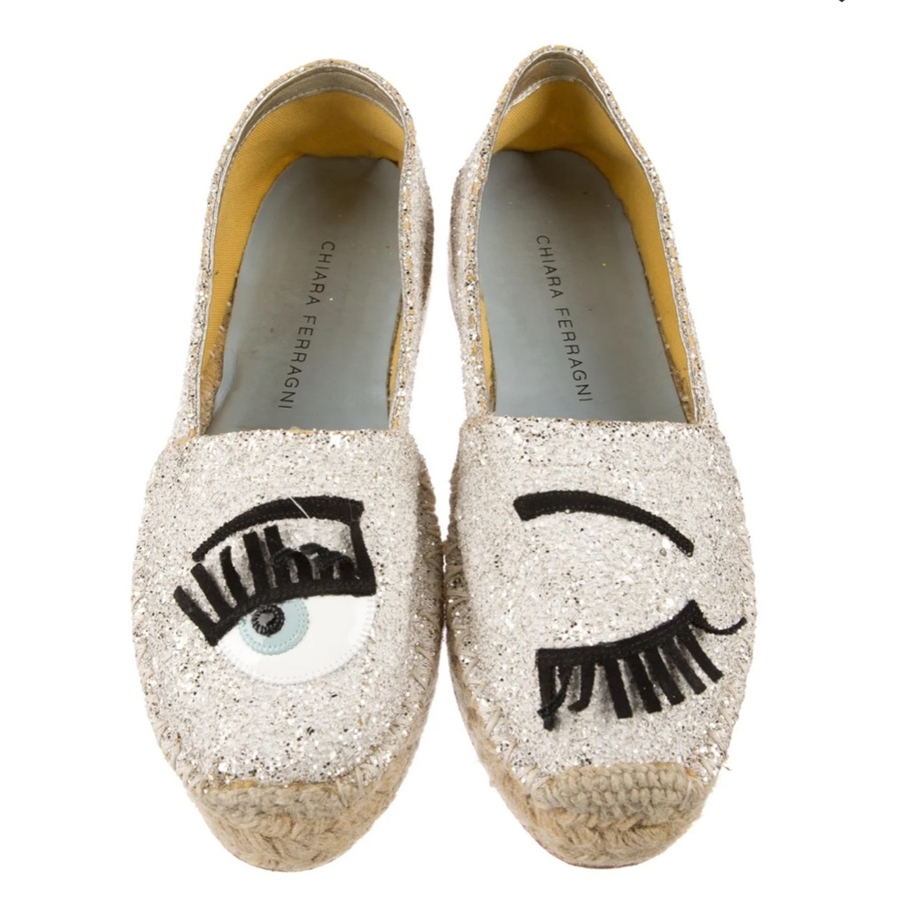 Chiari Ferragni Platinum Espadrille Sneakers